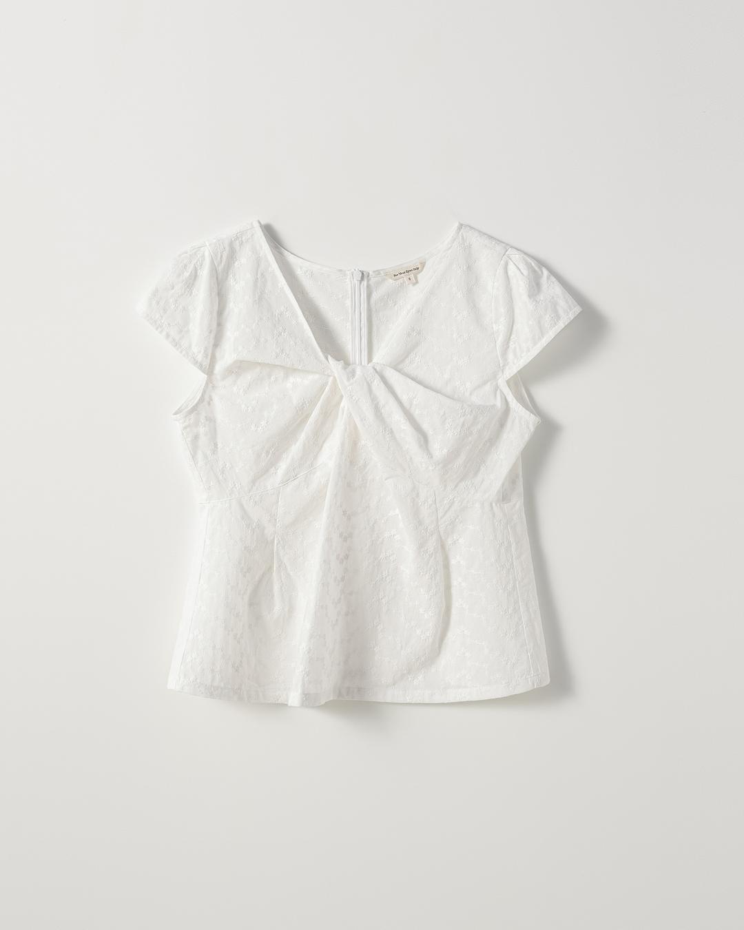 Bian Floral Cross Blouse