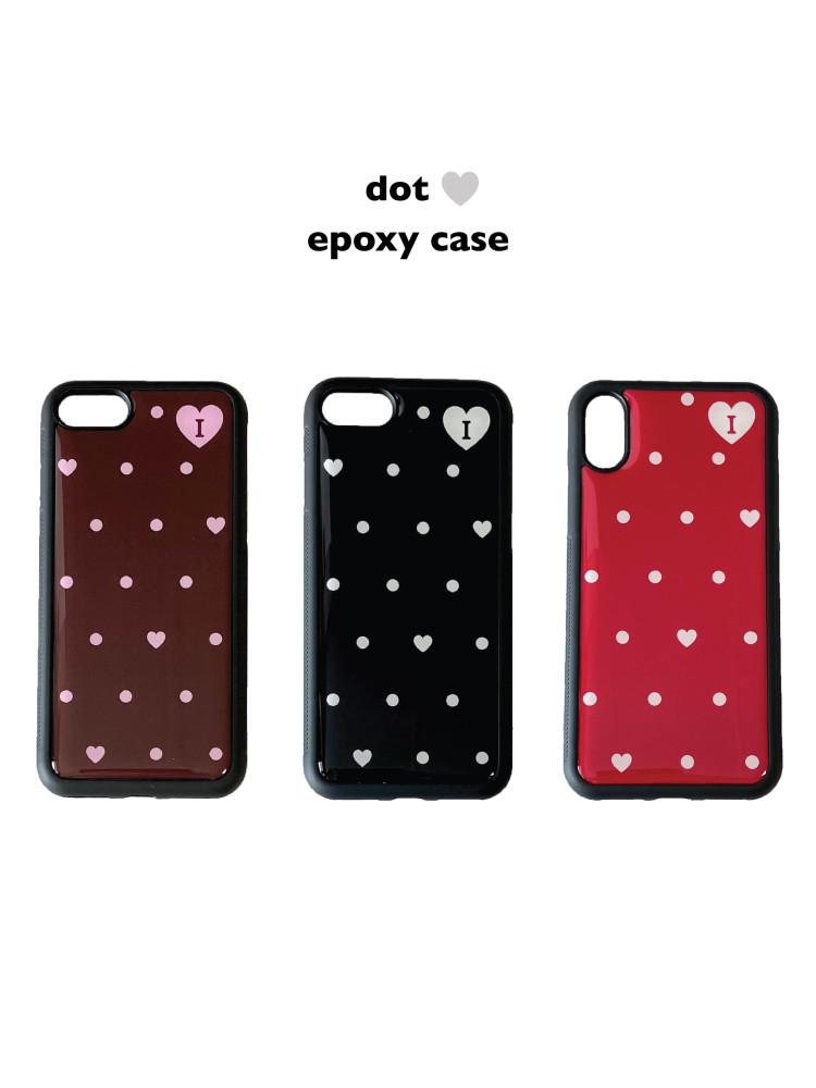 dot ♡ epoxy case | 도트 에폭시 케이스