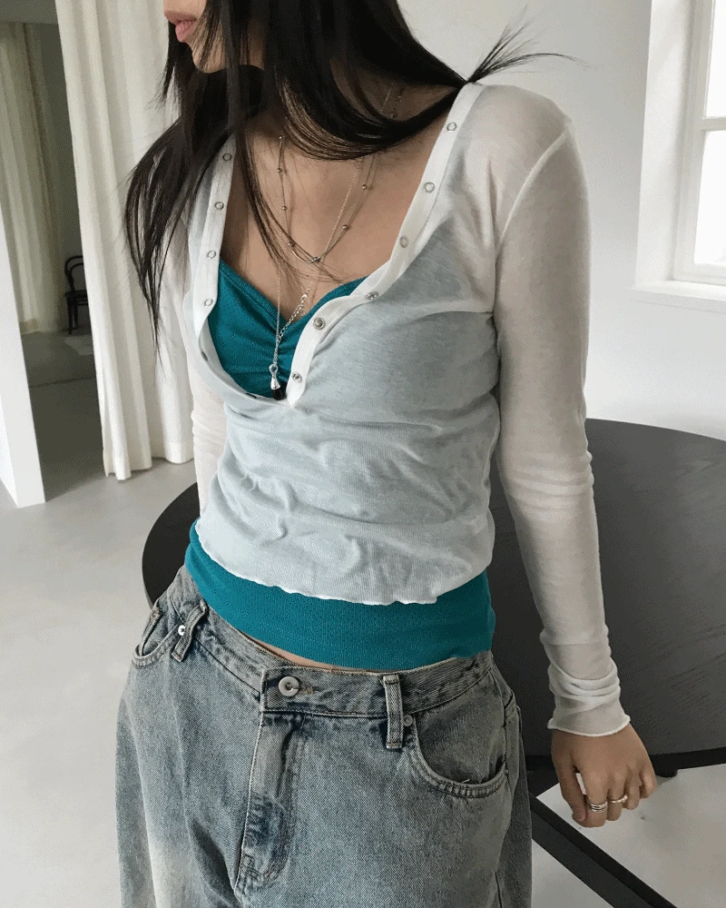PREZEL SHIRRING SLEEVELESS
