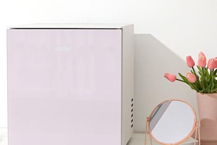 윈세프 소형냉장고 25리터 가정용 레트로 무소음 예쁜 미니냉장고