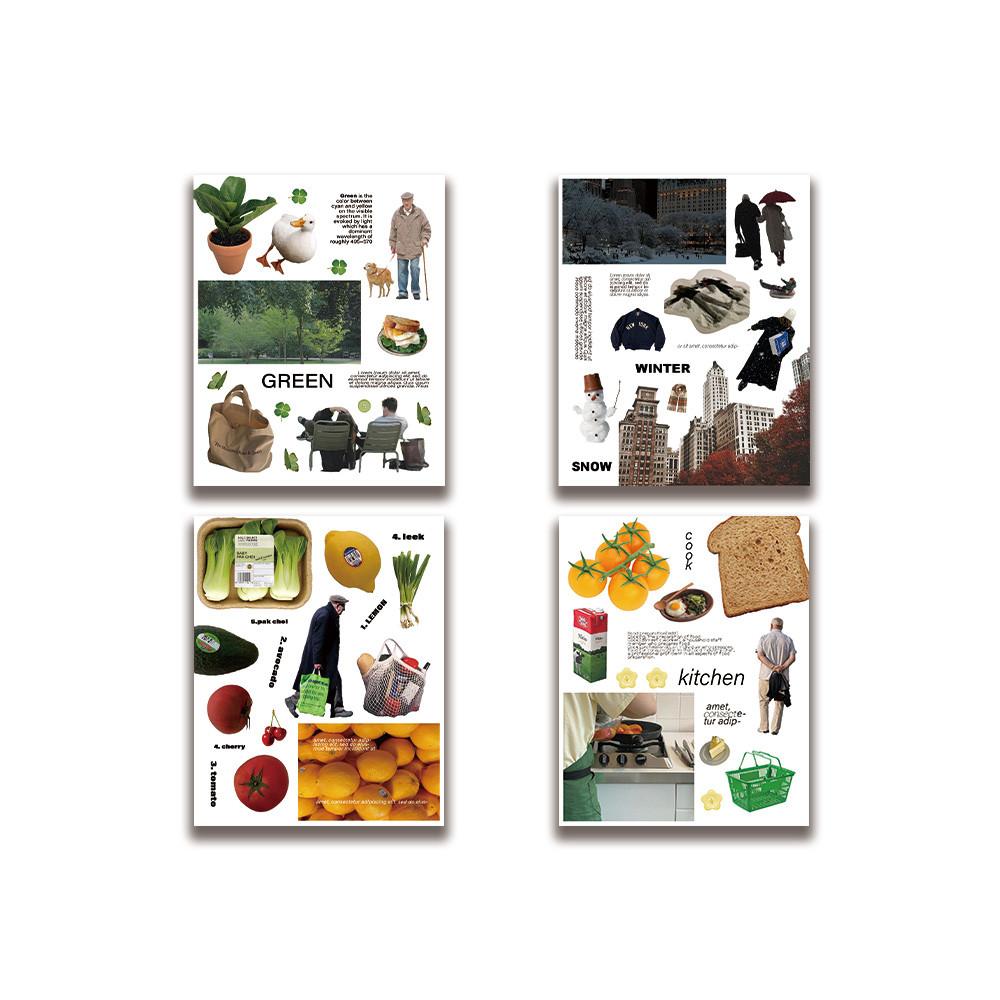 [ object ver.6 ] 오브제스티커 오브제 다이어리꾸미기 다꾸 다꾸스티커 스티커 스크랩