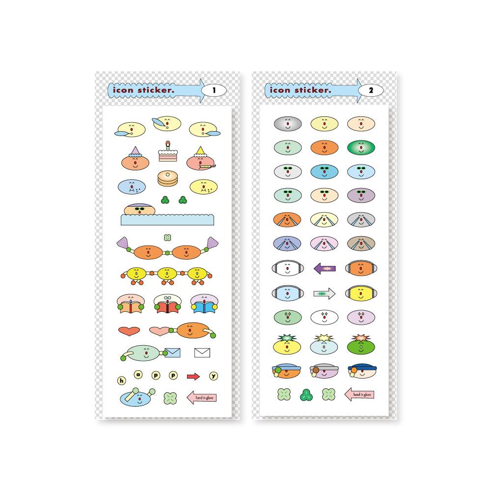 [hand in glove] icon sticker