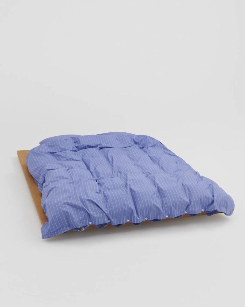 [Tekla] 테클라 베딩 클리어 블루 스트라이프 이불커버 Clear Blue Stripes duvet cover