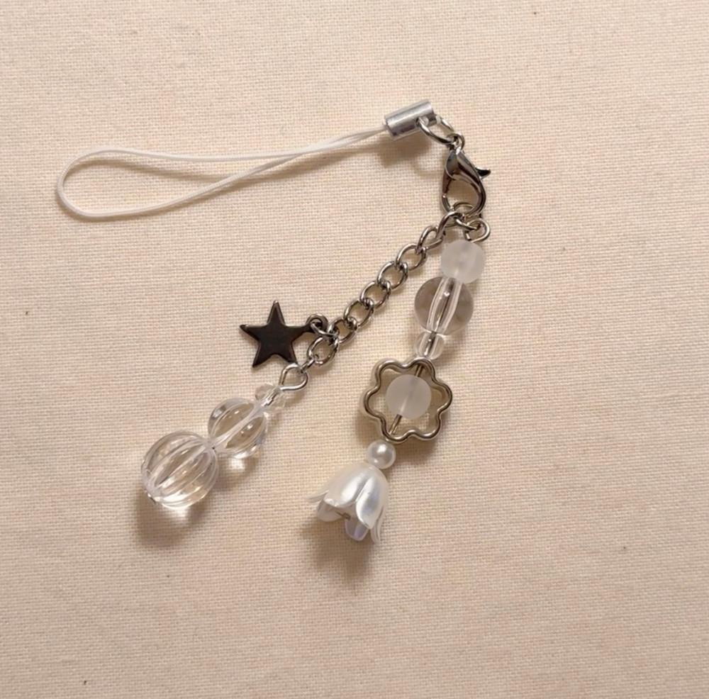 은방울 키링  silver drop keyring