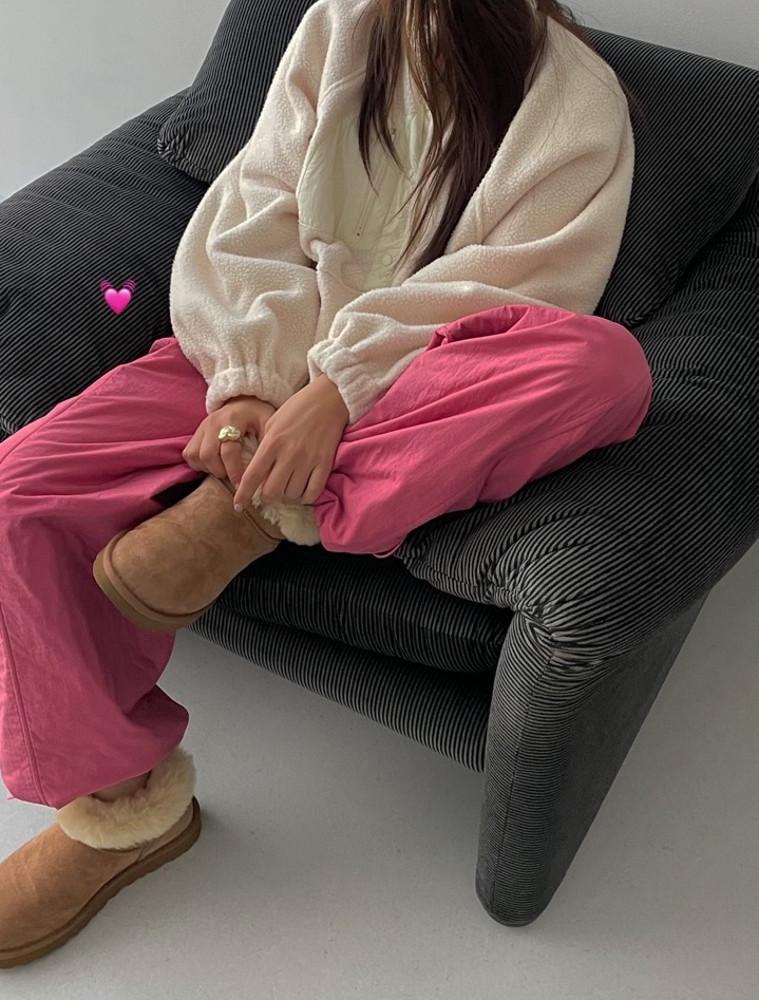 [뮤즈] (핑크 당일) basket 바스켓 24fw 스노우 패딩 팬츠 (3color)