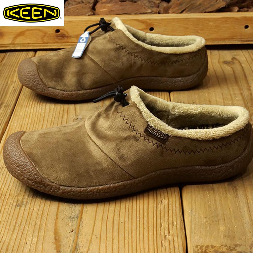 KEEN 여성용 킨 하우저 3 슬라이드 털 슬리퍼 사파리