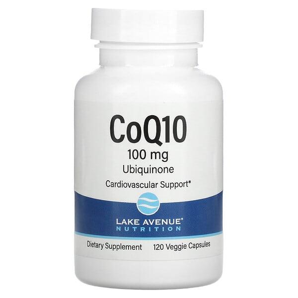 Lake Avenue Nutrition, CoQ10, USP 등급, 100mg, 베지 캡슐 120정