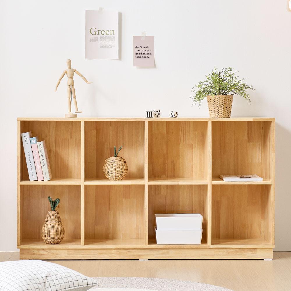 고잉 낮은책장 2단 3단 책장 원목