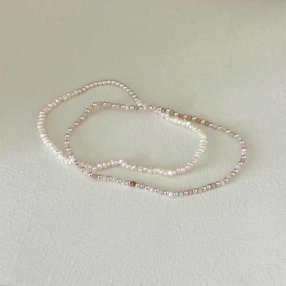 925실버 쁘띠 비즈 팔찌 (2types) Petit Beads Bracelet