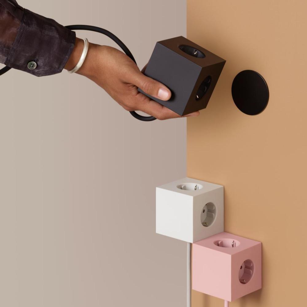 아볼트 디자인 큐브 고용량 멀티탭5구 (콘센트3구+usb포트2구) USB