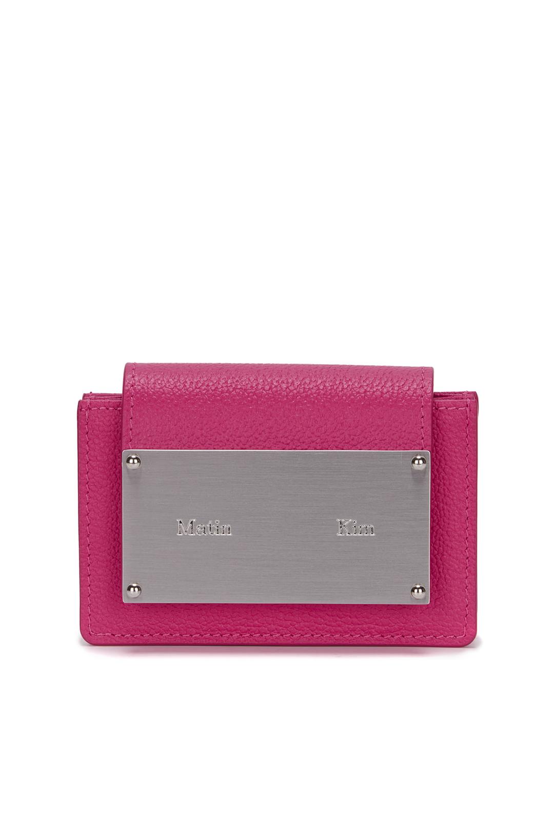 ACCORDION WALLET IN HOT PINK