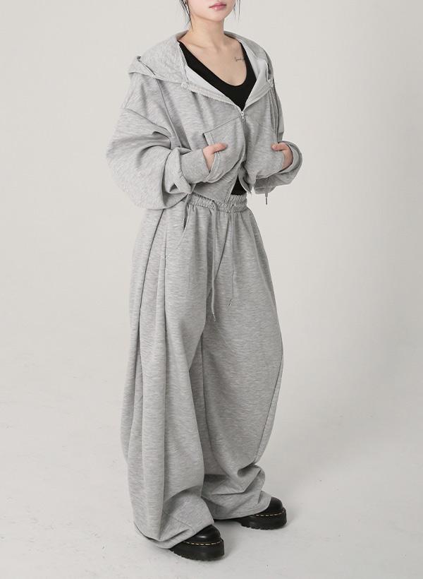 [NEW26] 뮤즈 크롭후드 트레이닝 세트 (후드/팬츠/세트선택가능)