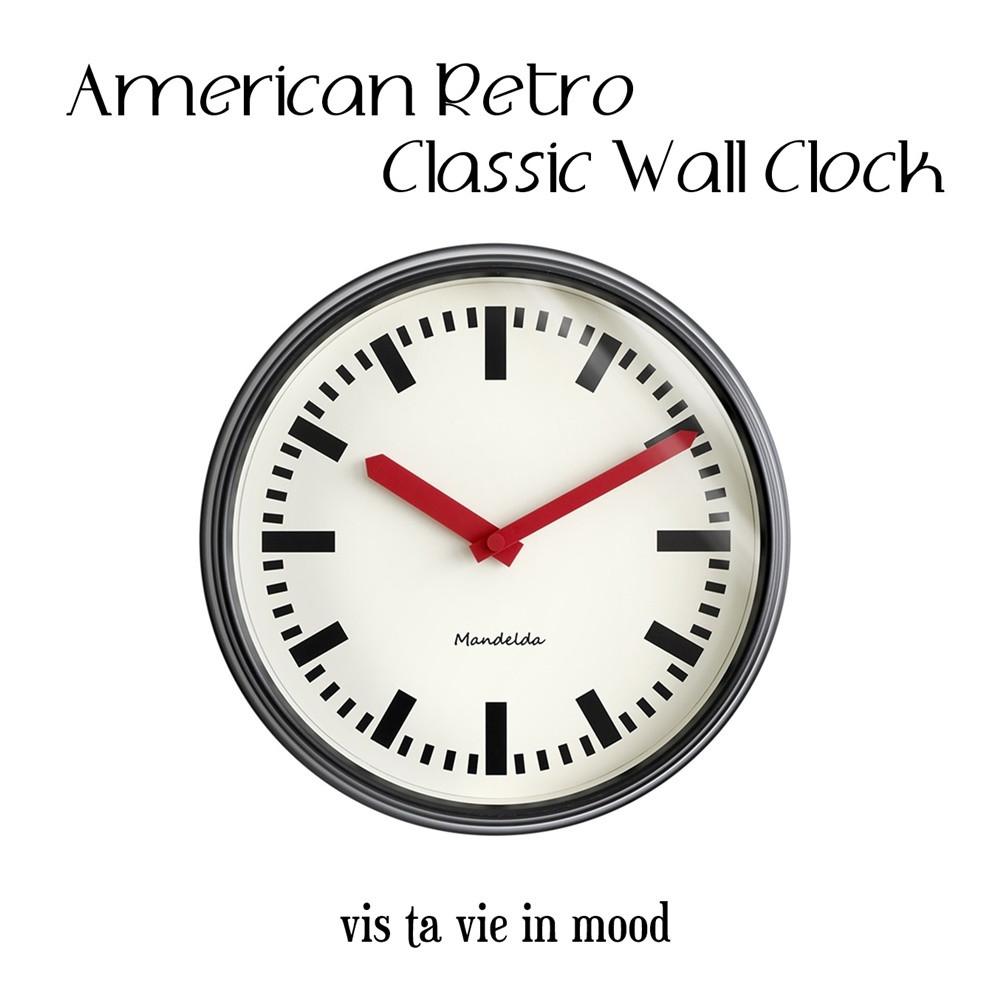 American Retro Classic Clock 아메리칸 레트로 클래식 시계 8colors