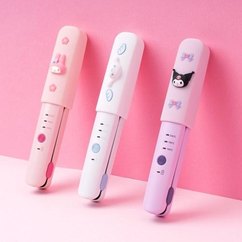 산리오 무선 헤어고데기