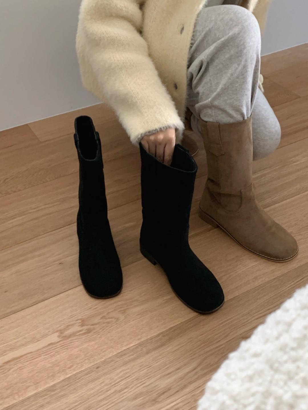 Dove middle boots [2colors]