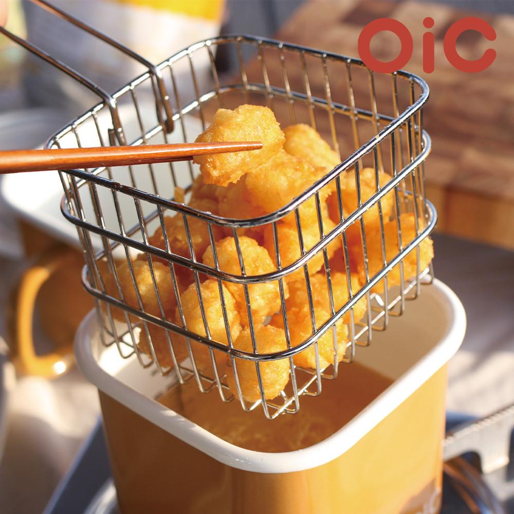 OIC 뚜아 인덕션 튀김냄비 캠핑 튀김팬 튀김망 세트