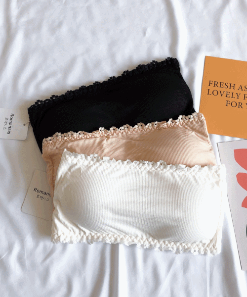 흘러내림 없는 코튼 오프숄더 노와이어 브라렛 끈없는 브라 편한 면 골지 여름 모달 튜브탑 스트랩리스 노끈 브라탑 캡 패드 1cm 와이어리스 새가슴 오픈숄더 파인옷 입을때 속옷 실리콘 누브라 흘러내리지 않는 브라