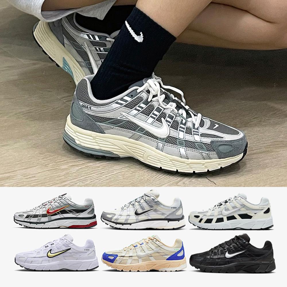 나이키 P6000 그레이 메탈릭 실버 레드 코코넛 밀크 화이트 레몬 쉬폰 P-6000