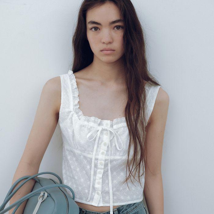 Sofia Lace sleeveless top_2colors