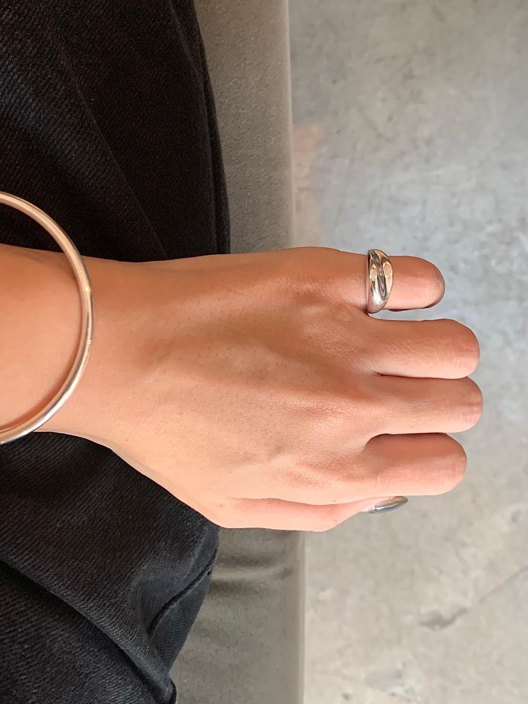 (silver925) Tondo baby open ring *silver