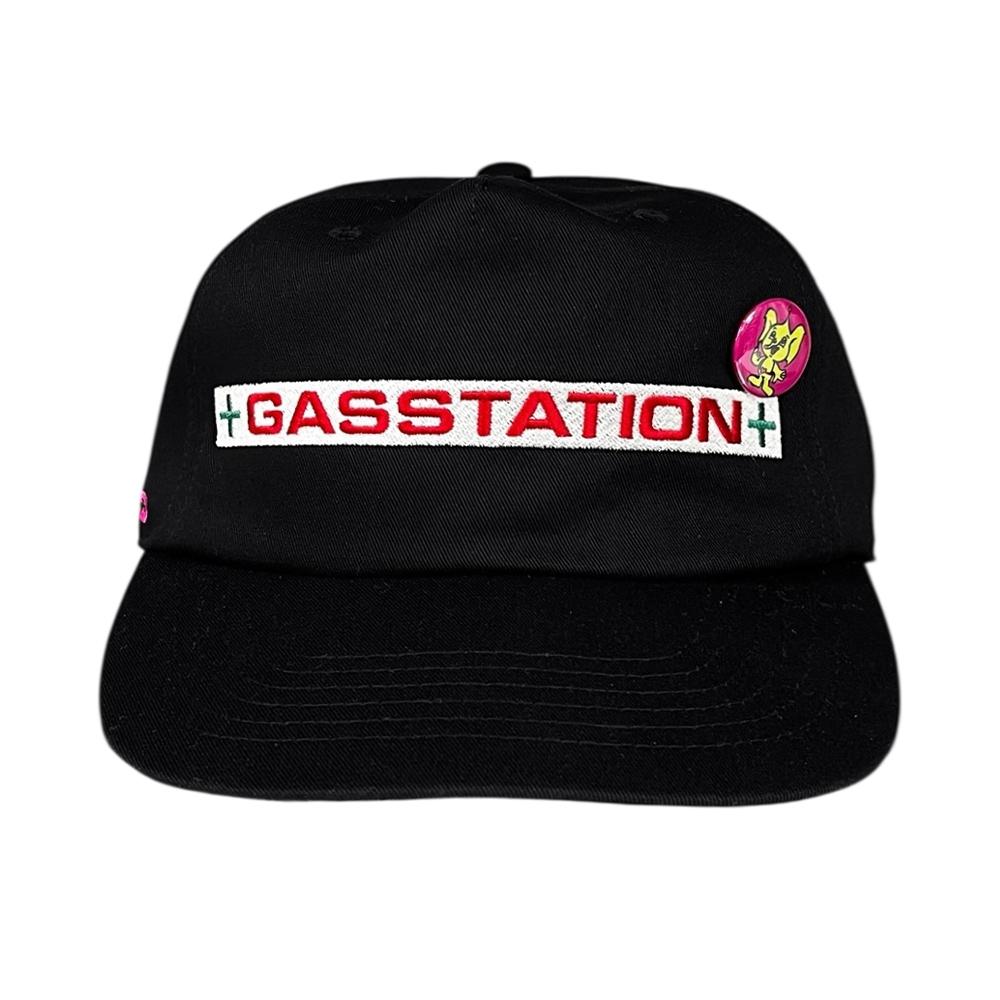 [GASSTATION] GAS HAT 004 Original Logo Ball Cap (Black)