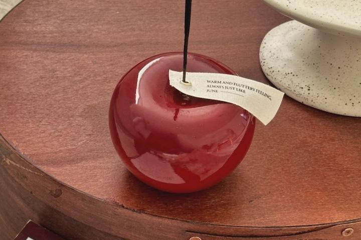 La pomme 라뽐므 사과 오브제 인센스홀더