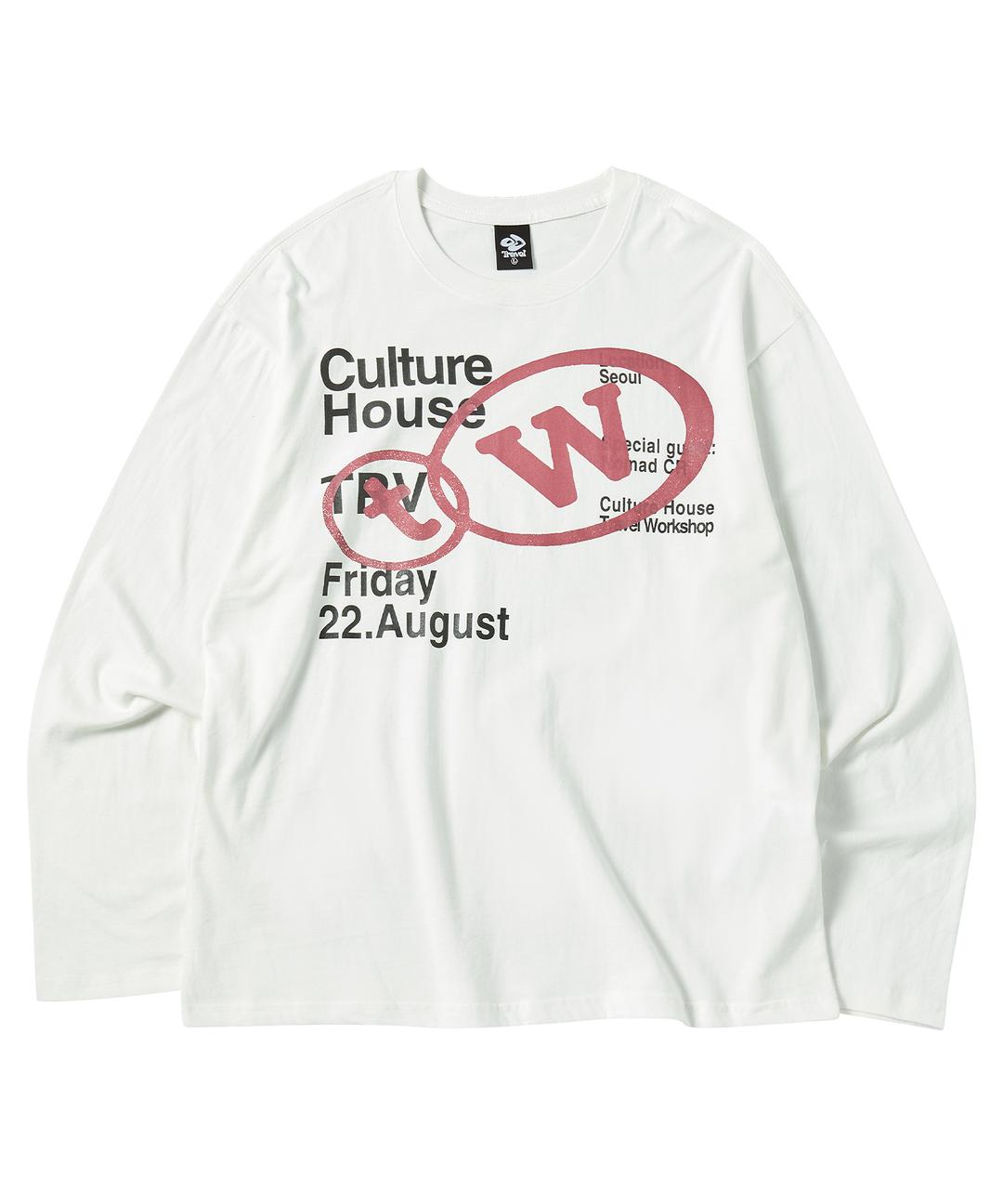 컬쳐 하우스 롱 슬리브 화이트