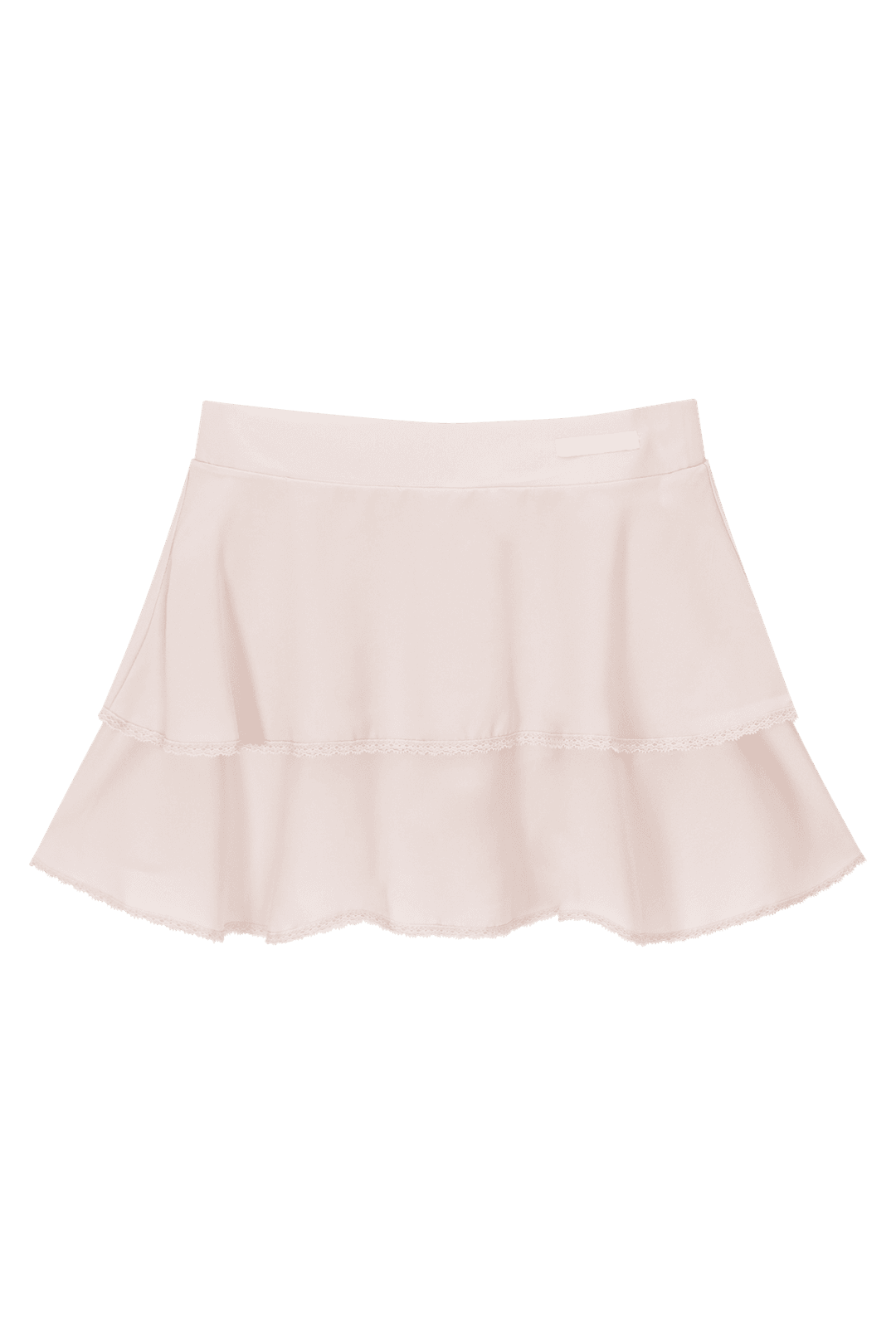 Plie chiffon skirt