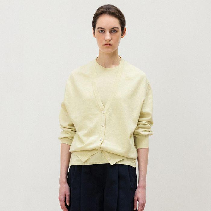 Nicholson Cardigan in Light yellow
