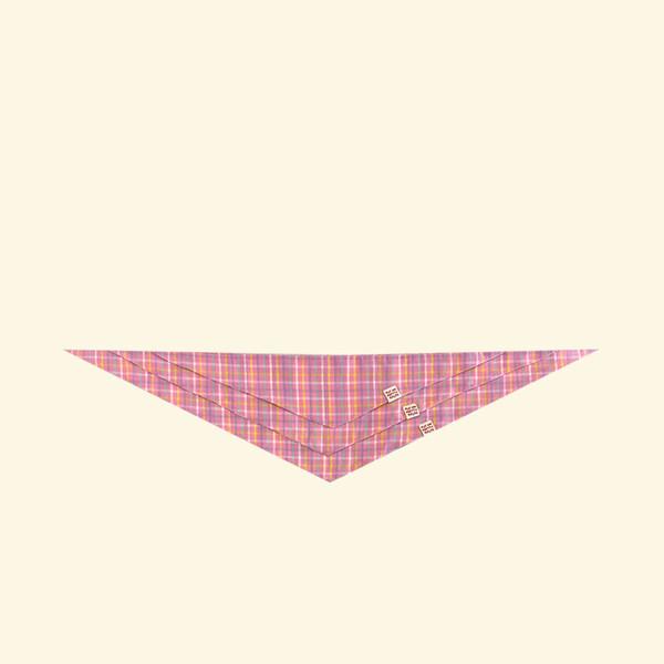 CHECK BANDANA (PINK)