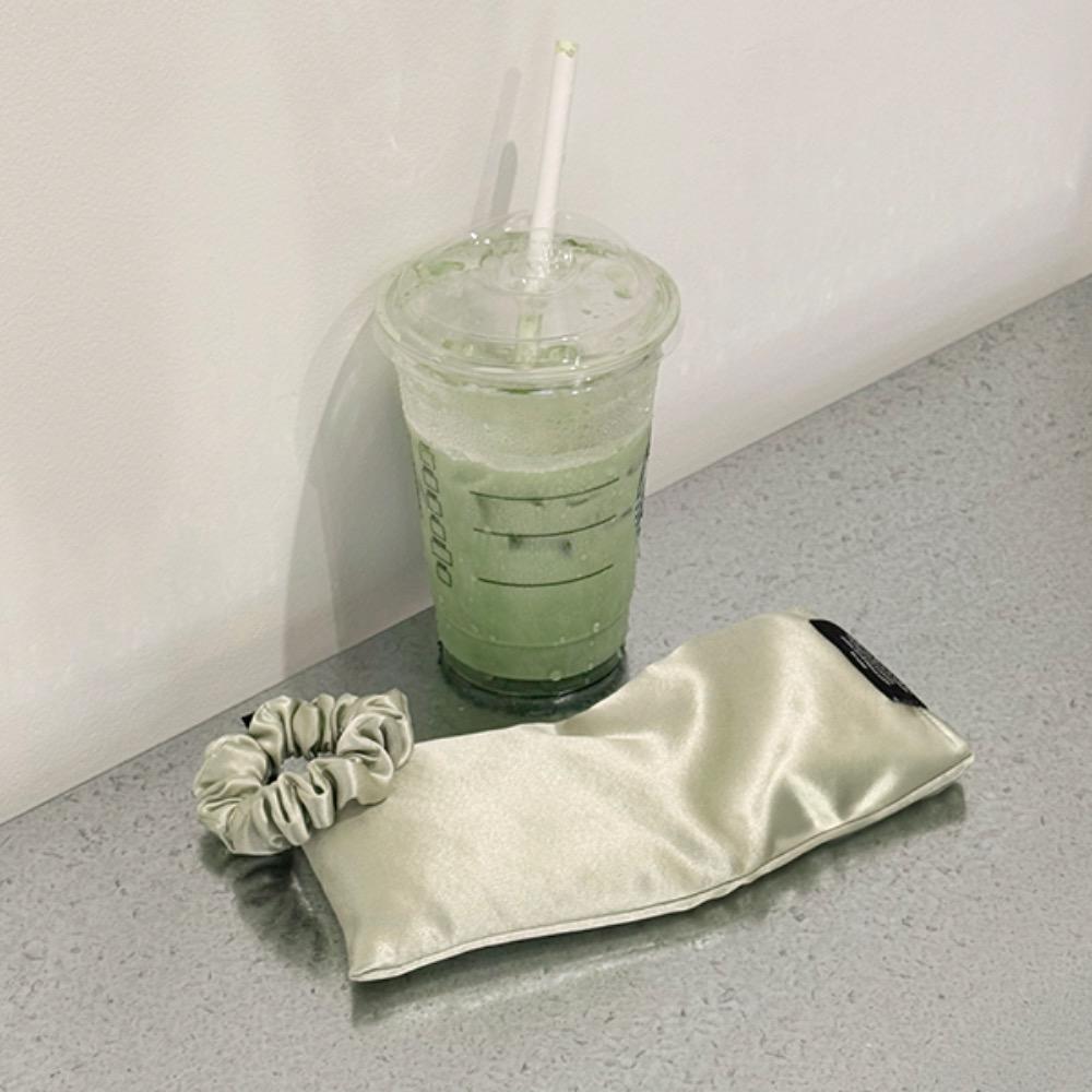 [냉/온찜질] 100% 실크 아이필로우 [말차 에디션]