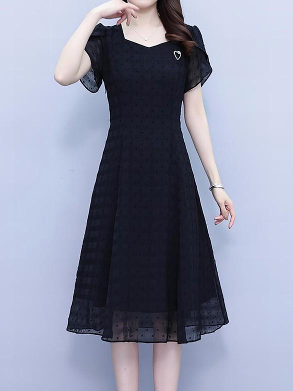 KARRA 하트넥러브브로치원피스_A4M0250