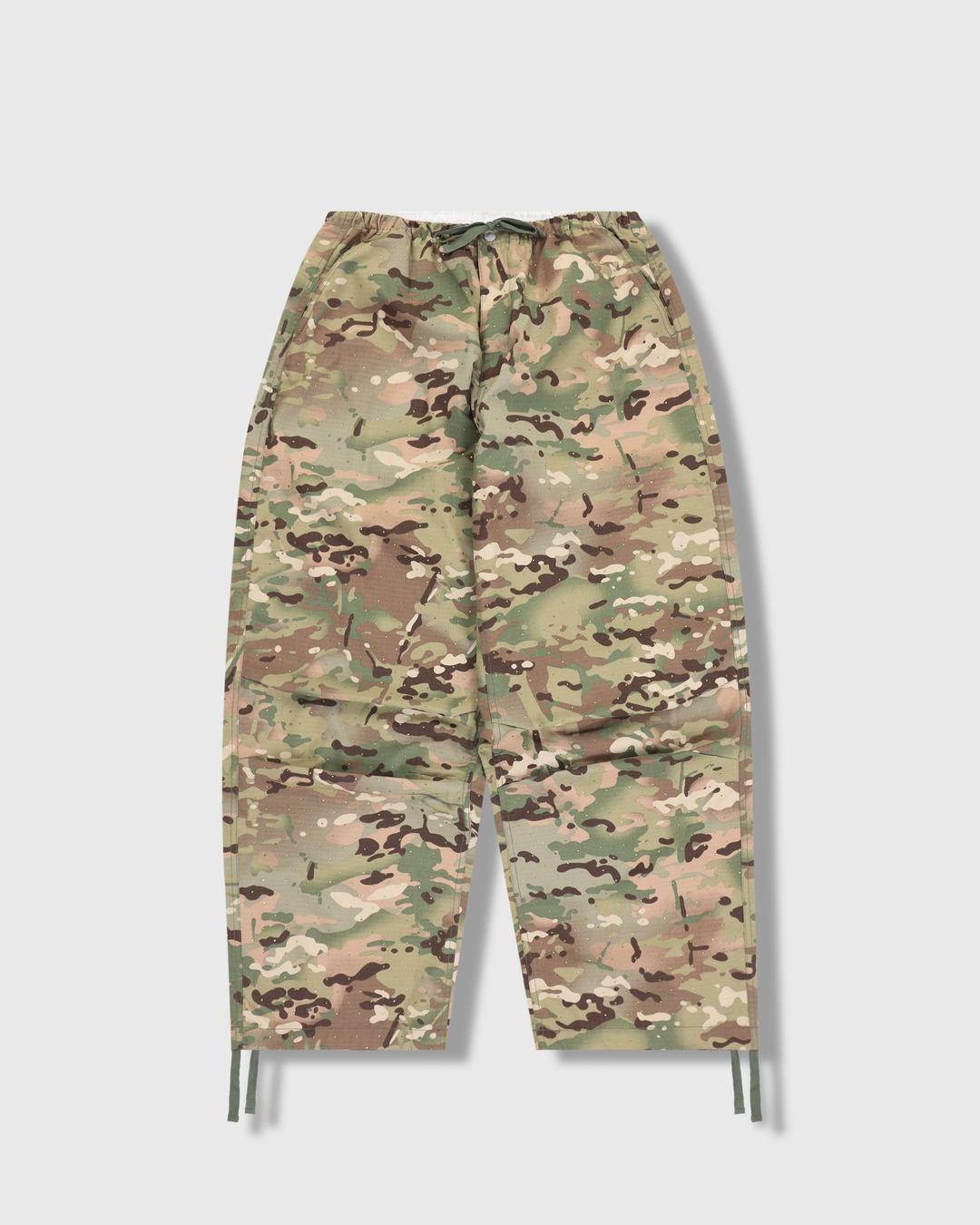 GEM CAMO WIDE PANTS - CAMO / S
