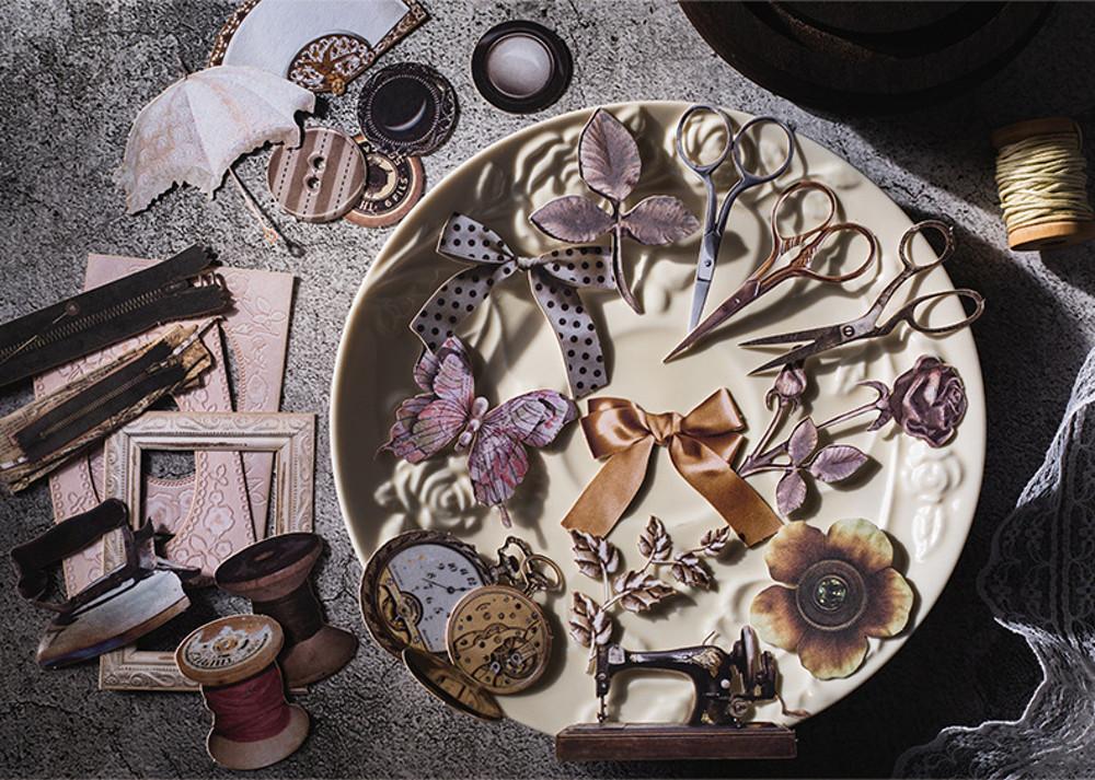 오래된 북클립 빈티지 다꾸 페이퍼