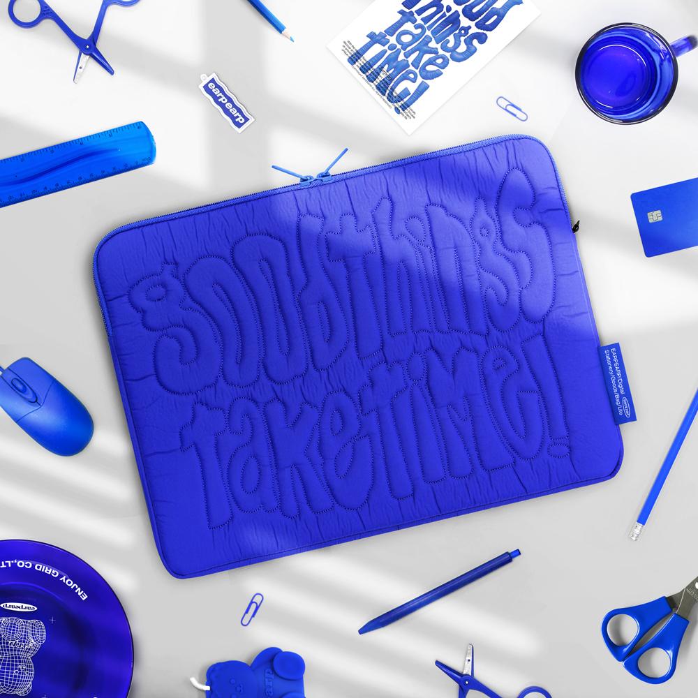 GOOD THINGS TAKE TIME-3COLORS(노트북파우치)