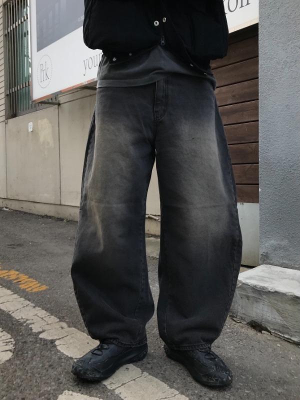 (주문폭주/ 누적판매500장+ /무료반품이벤) Vintage Curved Balloon Pants