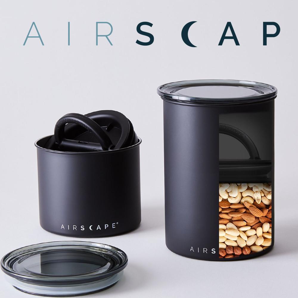 [국내정식] 에어스케이프 원두 캐니스터 커피 밀폐용기 진공 보관 스텐 유리 용기 통