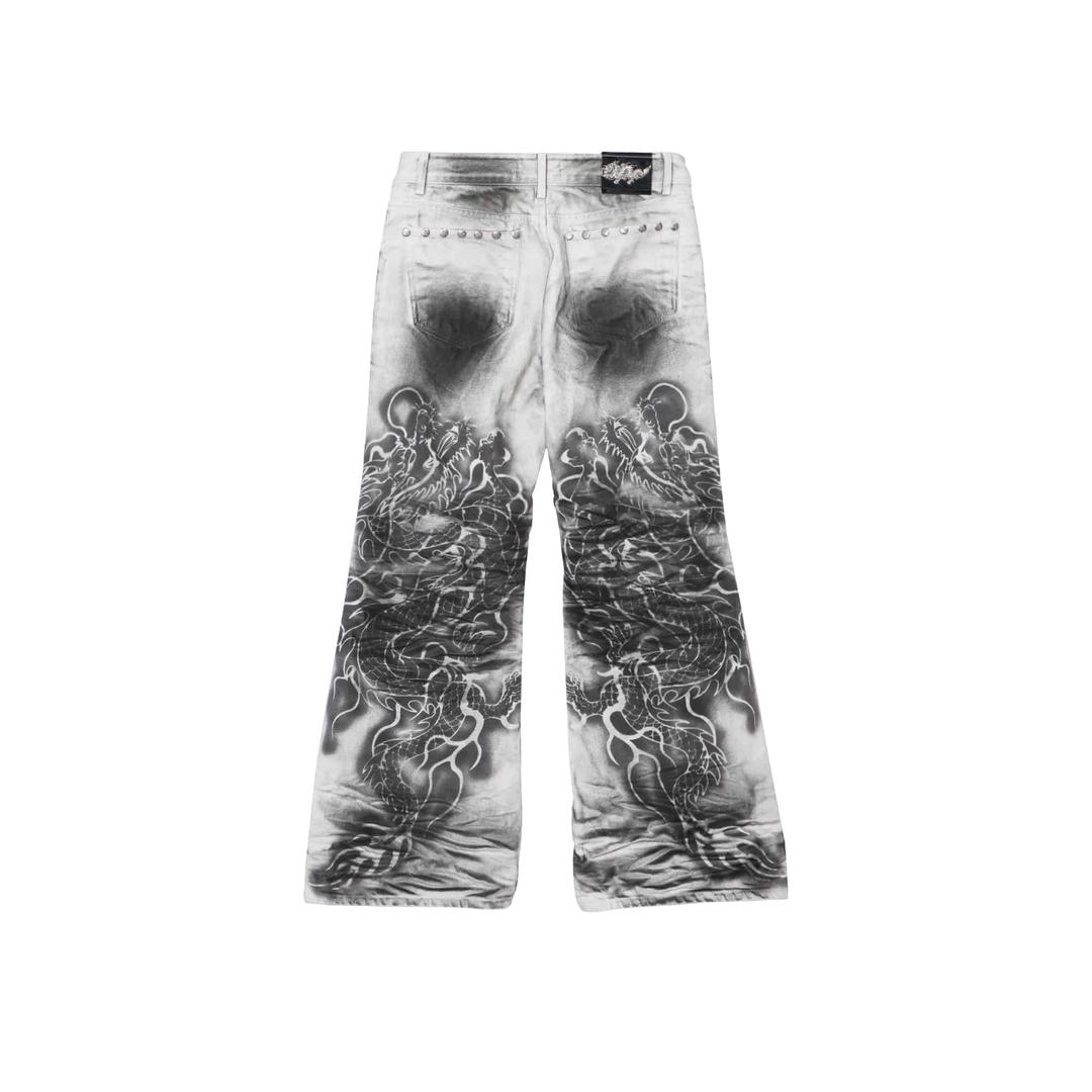 Dragon denim v2 - white