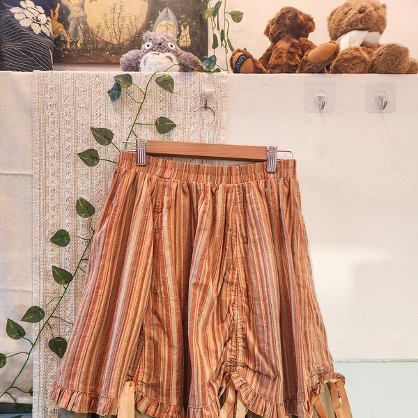 BODY LINE 셔링 스커트