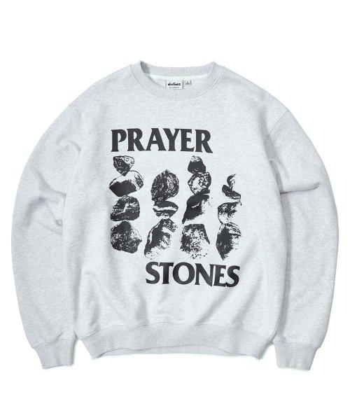 WT Prayer Stone Crewneck - Ash Grey