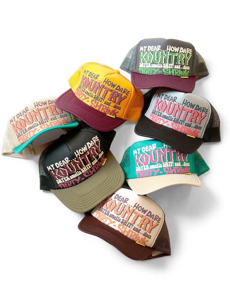 KAPITAL 캐피탈 8oz KOUNTRY DIRTY SHRINK 트럭 CAP