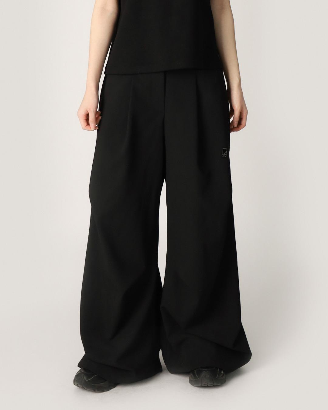 플로우 스트링 슬랙스 - Black (3size) - 예약배송