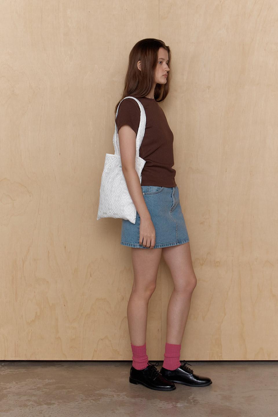 lawrence bag - white