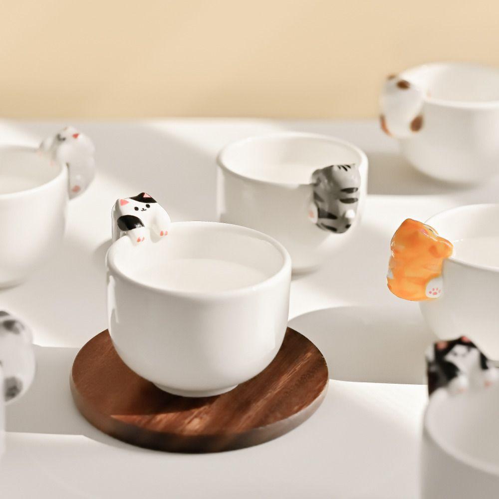 빼꼼냥잔 고양이 술잔 도자기 소주잔 제작 주문제작 도쿠리 신혼부부 집들이 선물