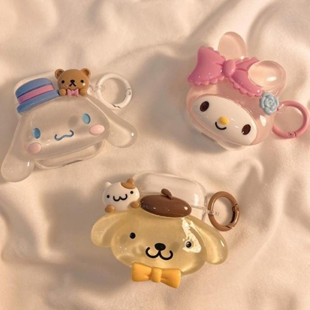 산리오 에어팟 케이스 3TYPE 시나모롤 마이멜로디 푸린