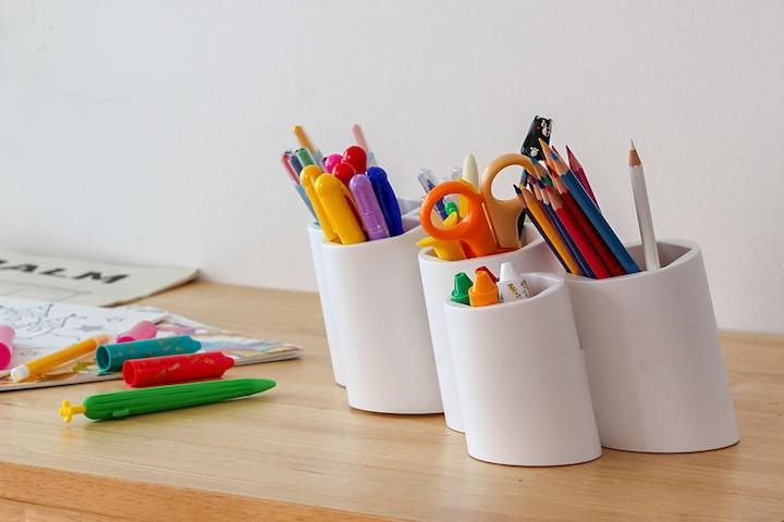 허니콤 멀티 홀더 다용도정리함 (라운드형)