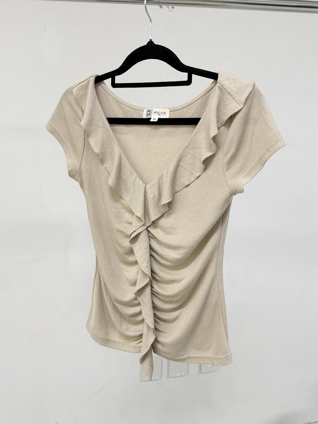 883. Soft Ruffle Top