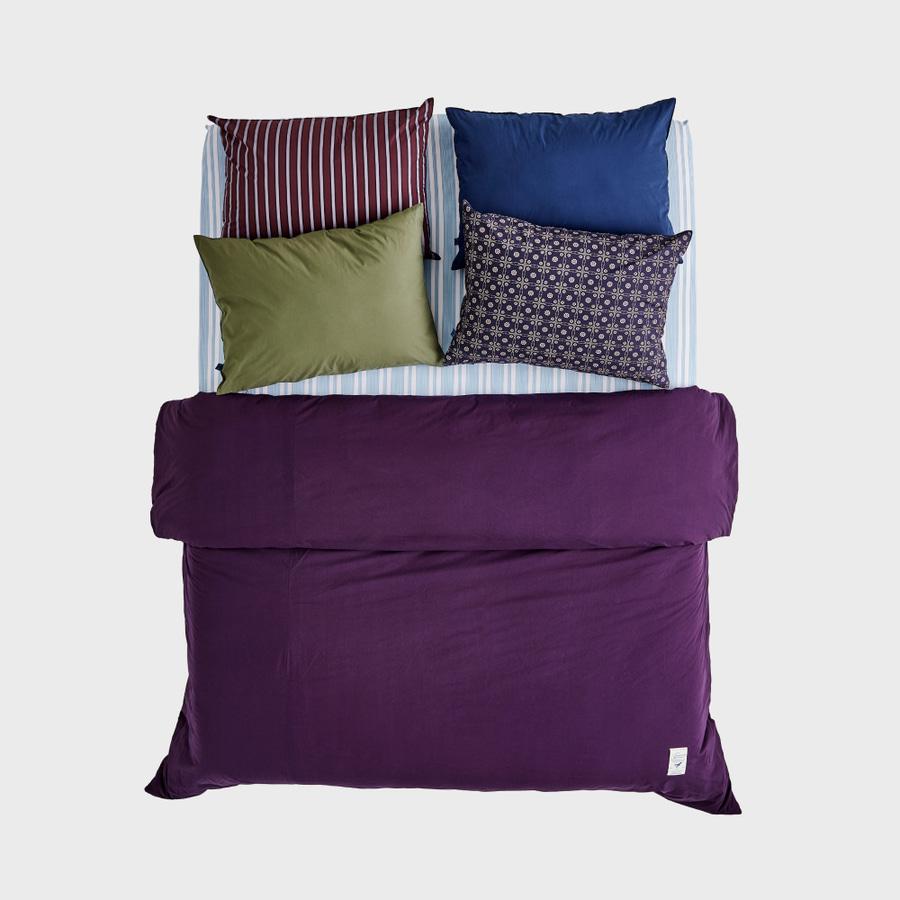 PP 클래식 딥퍼플 & 블루체인 60수 순면 차렵이불 2Sizes