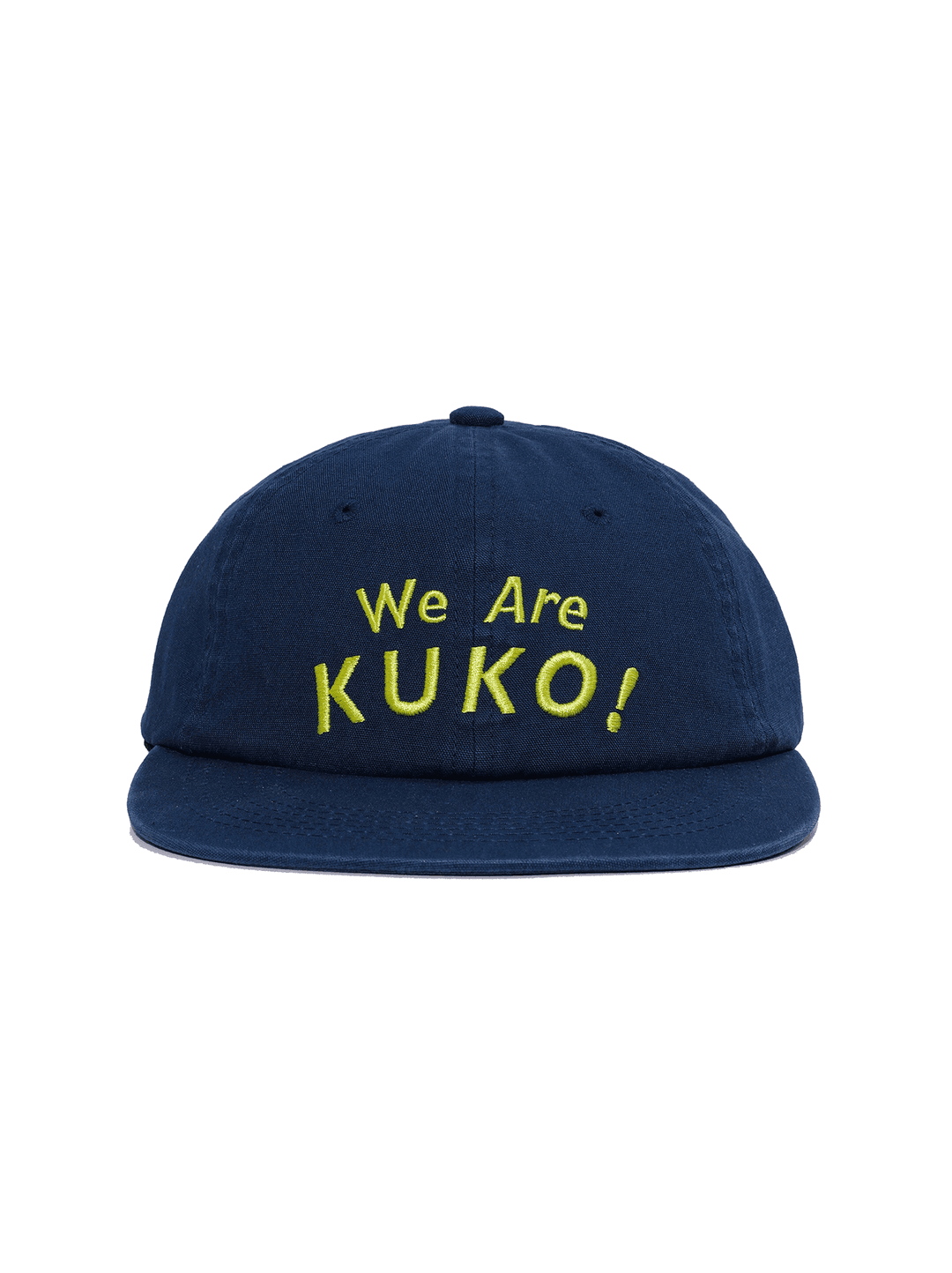 WeAreKUKO! 6Panel Oxford Cap_Navy Yellow