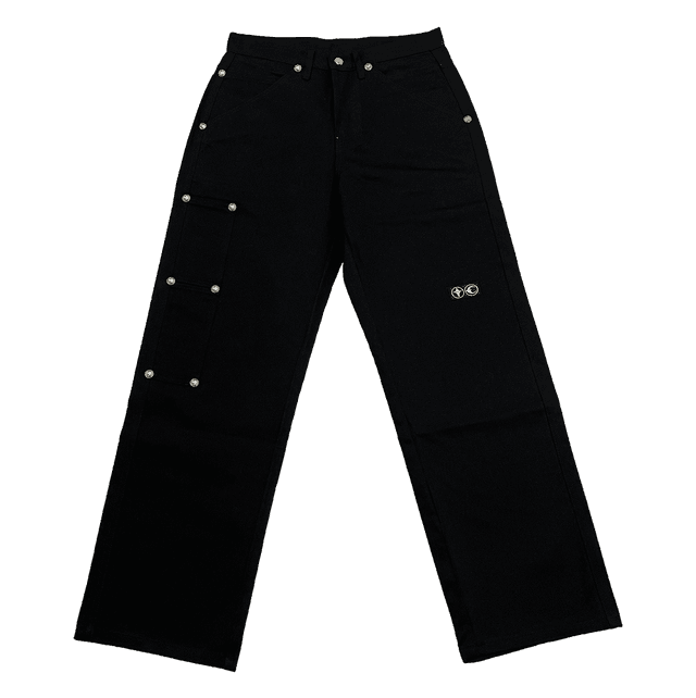 Angelnumber555 AN5 bootscut folded pants - 위시버킷